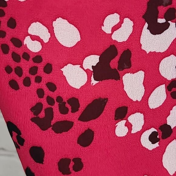 Torrid Red Animal Print Peplum Ruffled Sleeveless Blouse Cami Babydoll Smock Top - Picture 7 of 15